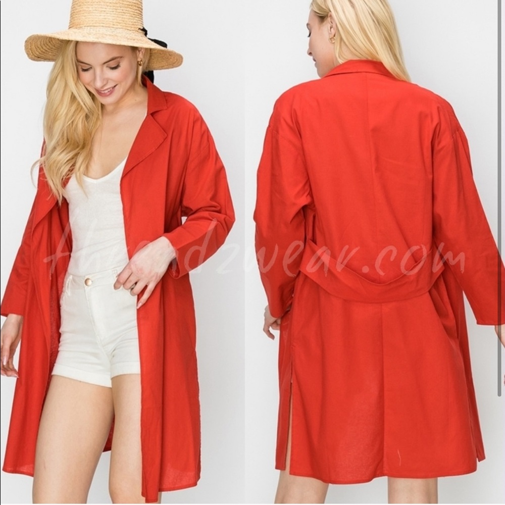 Belted cardigan